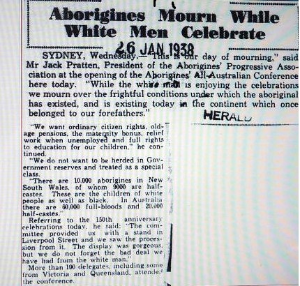 Aborigines mourn